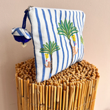 NM - Ortiga Pouch | Blue Palm