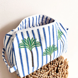 NM - Wash Bag | Blue Palm