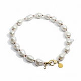 Baroque Pearls on Colorful Thread Choker