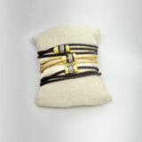 Triple Wrap w/ Roundel Bracelet