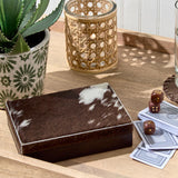 TC - Cowhide Playing Card Set w/ Storage
