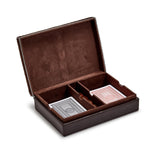TC - Cowhide Playing Card Set w/ Storage