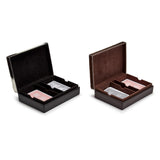 TC - Cowhide Playing Card Set w/ Storage