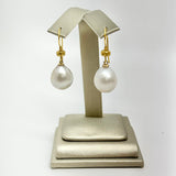 South Sea Pearl & 14K Gold Earrings | #2