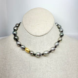 Dominique | Gold Nugget Choker | 16"