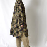 MS - Gingham Check Tunic | Camel/Black