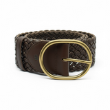 DD - Braided Belt, 5cm | Brown