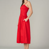 JJ - The Mara Maxi Dress | Red