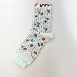 HFB - Dottie Floral Crew | White