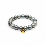 Tahitian Pearls on Elastic Bracelet
