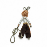 MYB - Cowboy Keyring | Brown and White