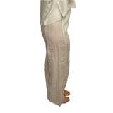 EF - Wide Ankle Pant | White