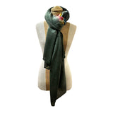 MITS - Cashmere and Silk Scarf | Dragon Protector & Conifer