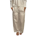 EF - Wide Ankle Pant | White