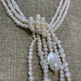 Lariat Bundle | Small Freshwater Pearls w/ Large Baroque Pearls