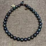 Classic Style w/ Tahitian Pearls Choker | 15”