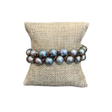 Tahitian Pearls Macramé Style Bracelet | 7.5 - 8.5"