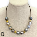 Tahitian Pearls w/ 18K Gold Choker | 18"