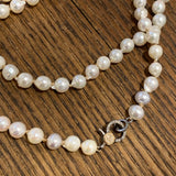 White Toned Akoya Pearl Necklace | 33”