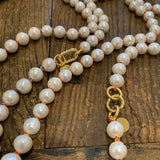 Necklace | Edison Pearls on Colorful Cord | 32"