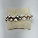 Tahitian & South Sea Pearls Macramé Style Bracelet | 7.5-8.5"