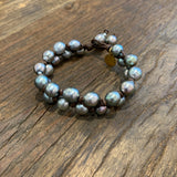 Tahitian Pearls Macramé Style Bracelet | 7.5 - 8.5"