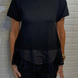 MMJ - Faux Layered Shirt | Black