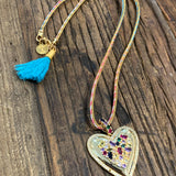 Heart Pendant Necklace | 21"