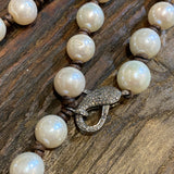 Diamond Clasp Princess Necklace | 36"