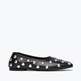 FS - Jessie Studded Flat | Black
