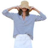 FE - Patrick Popover | White and Navy