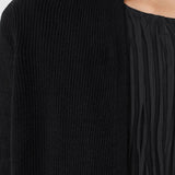 EF - Cropped V-Neck Cardigan | Black