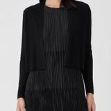 EF - Cropped V-Neck Cardigan | Black