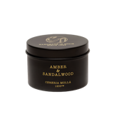 CM - Amber & Sandalwood Travel Candle