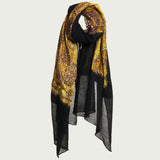 MITS - Cashmere and Silk Scarf | Zeebag Protector and Black