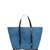 VB - Cabas Linen Tote | Indigo