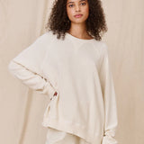 TG - Slouch Sweatshirt | Washed White
