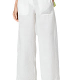 EF - Wide Ankle Pant | White