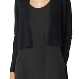 EF - Cropped V-Neck Cardigan | Black