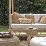 BB - Fringe Raffia Cushion Cover | Square