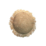 BB - Fringe Raffia Cushion Cover | Round