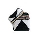 BB - Beaded Basket Cowrie - White