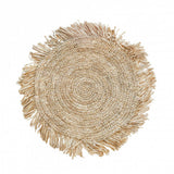 BB - Fringe Raffia Placemat | Round