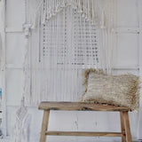 BB - Fringe Raffia Cushion Cover | Rectangle