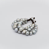Triple Strand Freshwater Pearl Bracelet