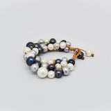 Triple Strand Freshwater Pearl Bracelet