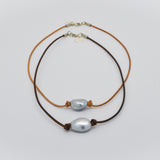Single Pearl Choker | 16", 17" or 18"