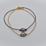Single Pearl Choker | 16", 17" or 18"