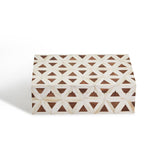 TC - Triangle Patterned Bone Covered Box
