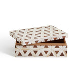 TC - Triangle Patterned Bone Covered Box